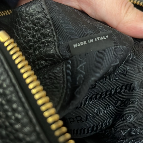 Prada Vitello Pebble Daino Medium Satchel - Picture 11 of 17
